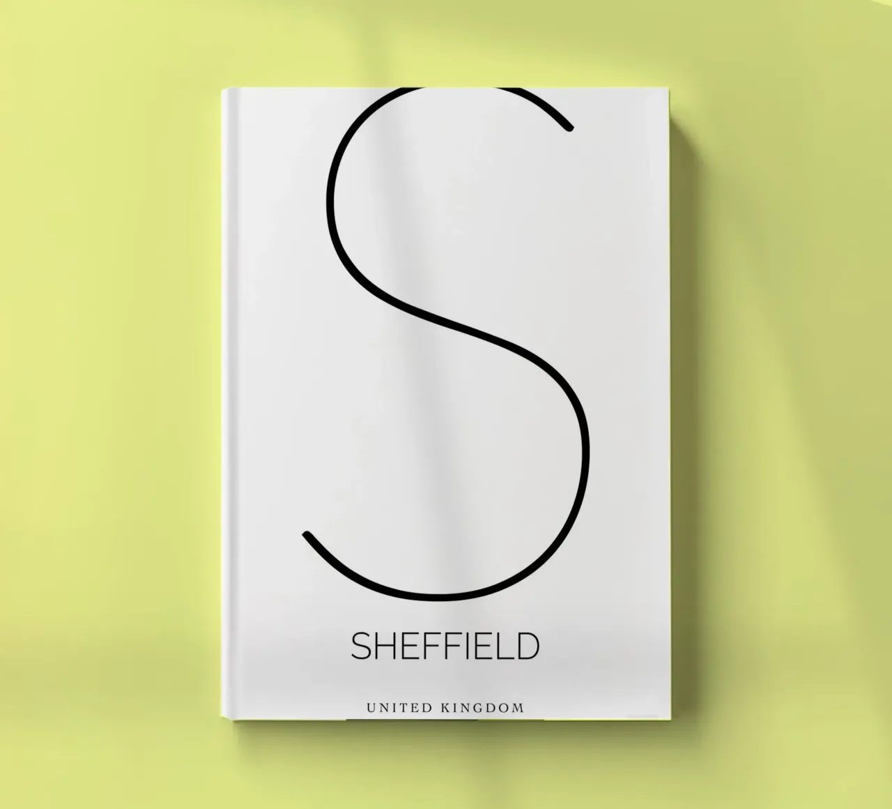 SHEFFIELD - white notebook by CityLights