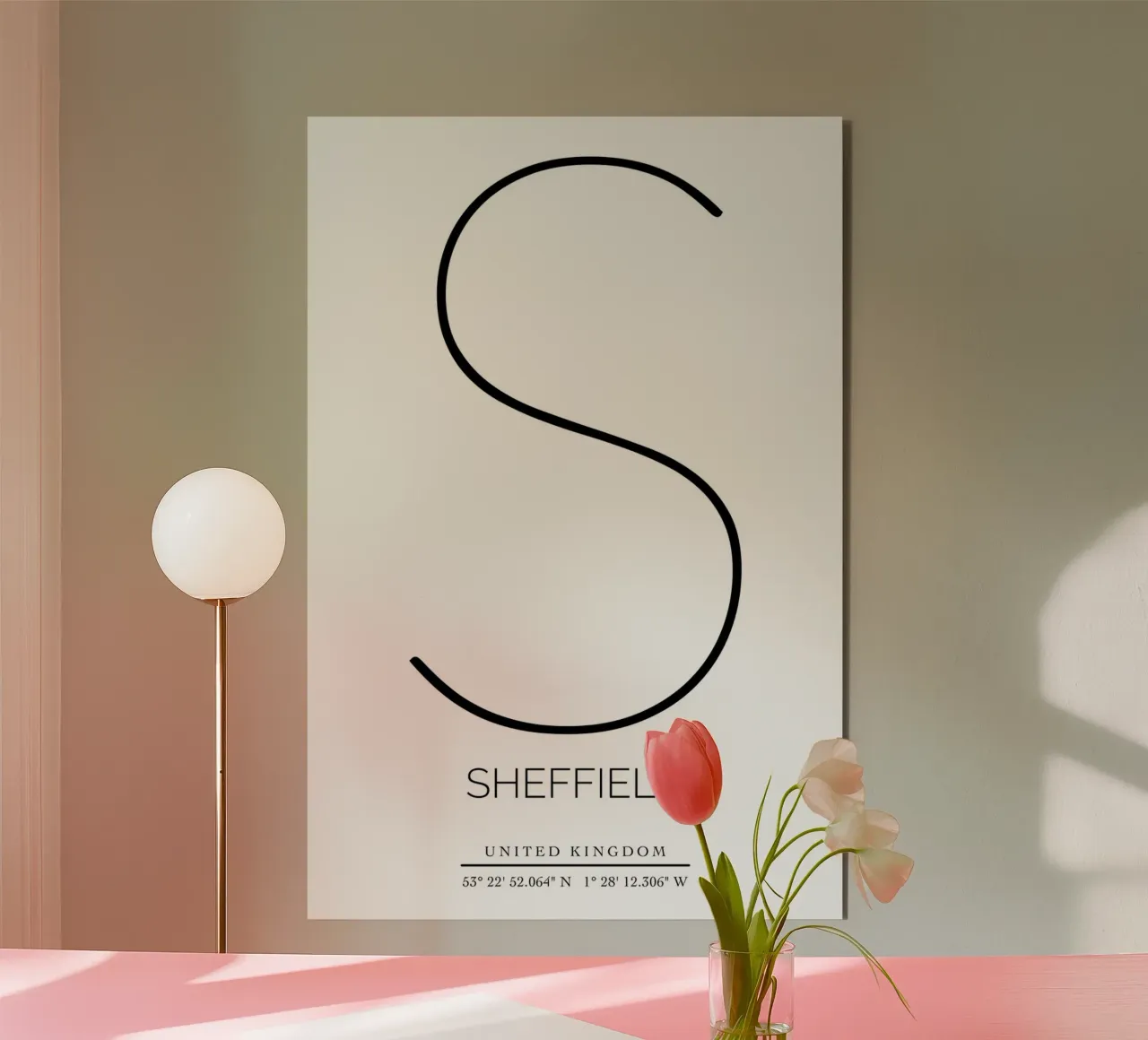 SHEFFIELD - white alu-dibond by CityLights