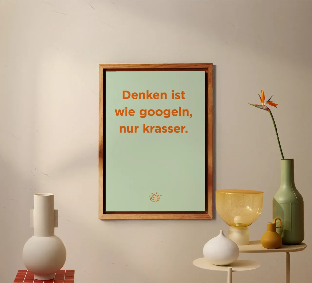 Denken ist wie googeln 02 alluminio dibond da Art Fart