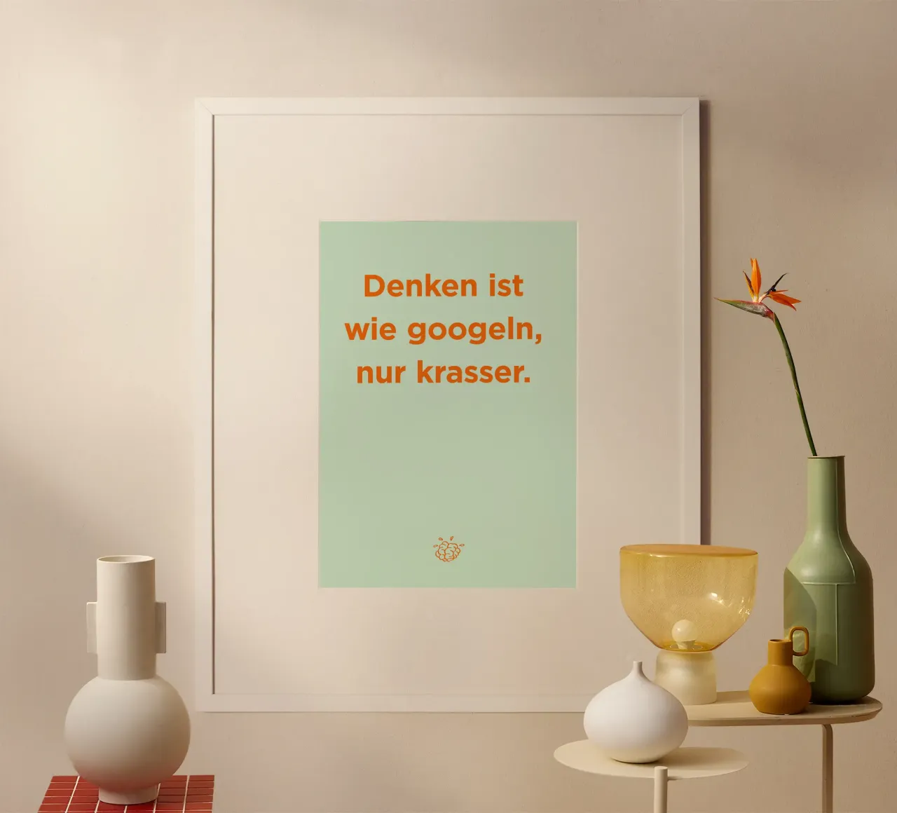 Denken ist wie googeln 02 carta hahnemühle da Art Fart