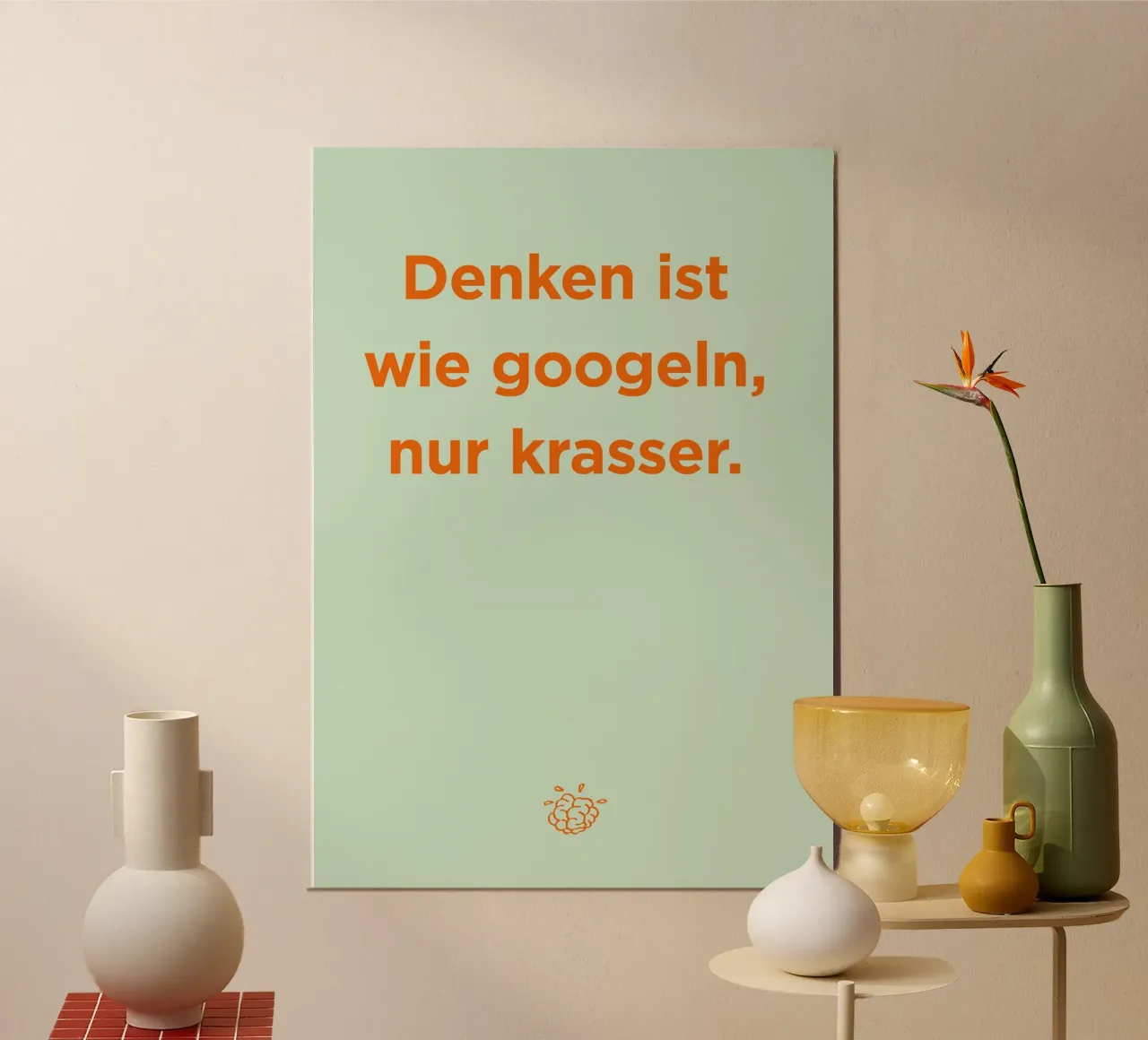 Denken ist wie googeln 02 carta hahnemühle da Art Fart