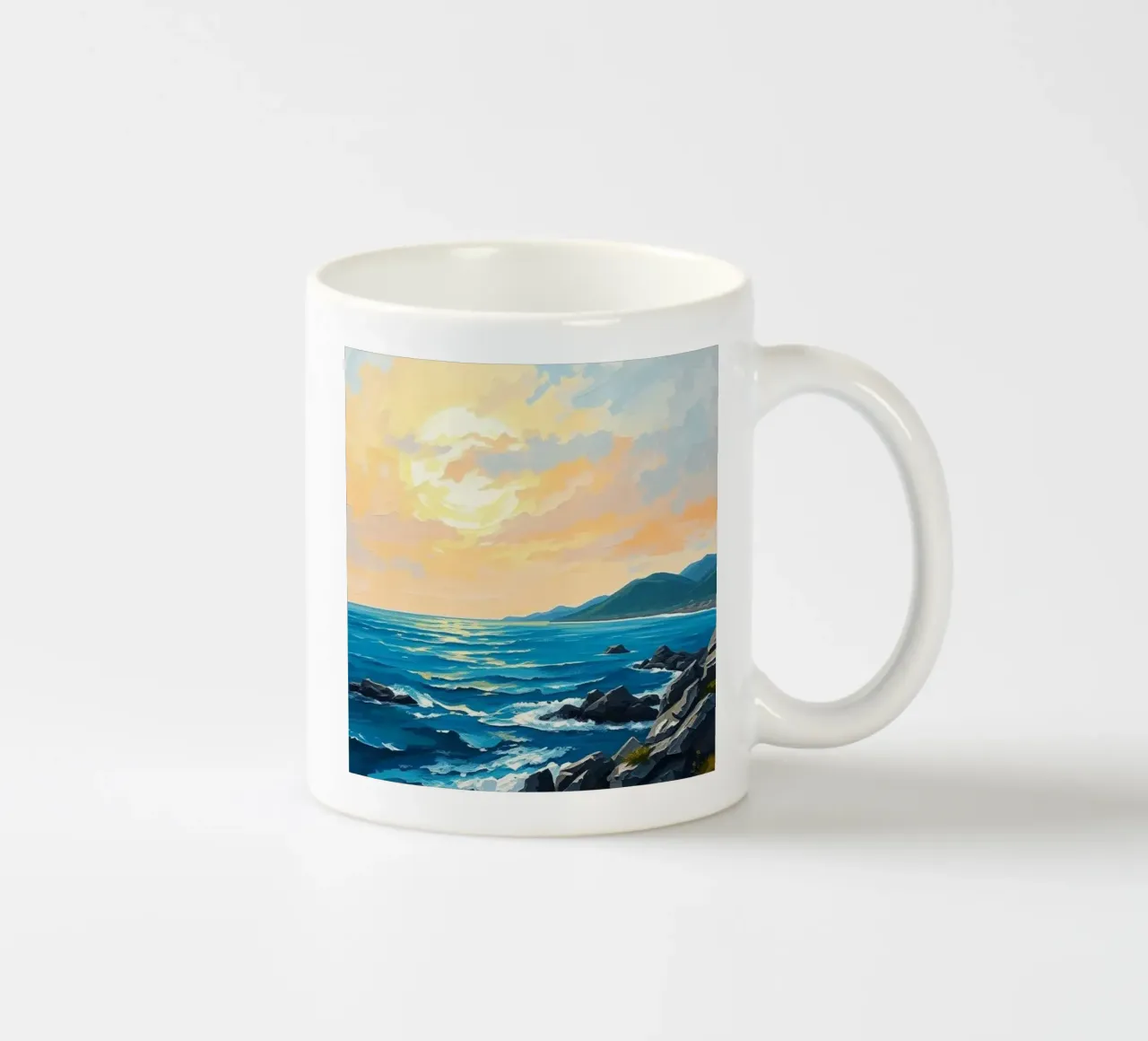 Serenità dell'ora d'oro tazza in ceramica da Artistic-shop