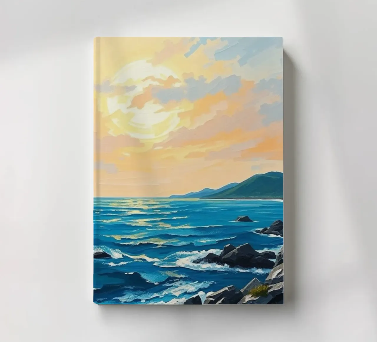 Golden Hour Serenity notebook by Artistic-shop
