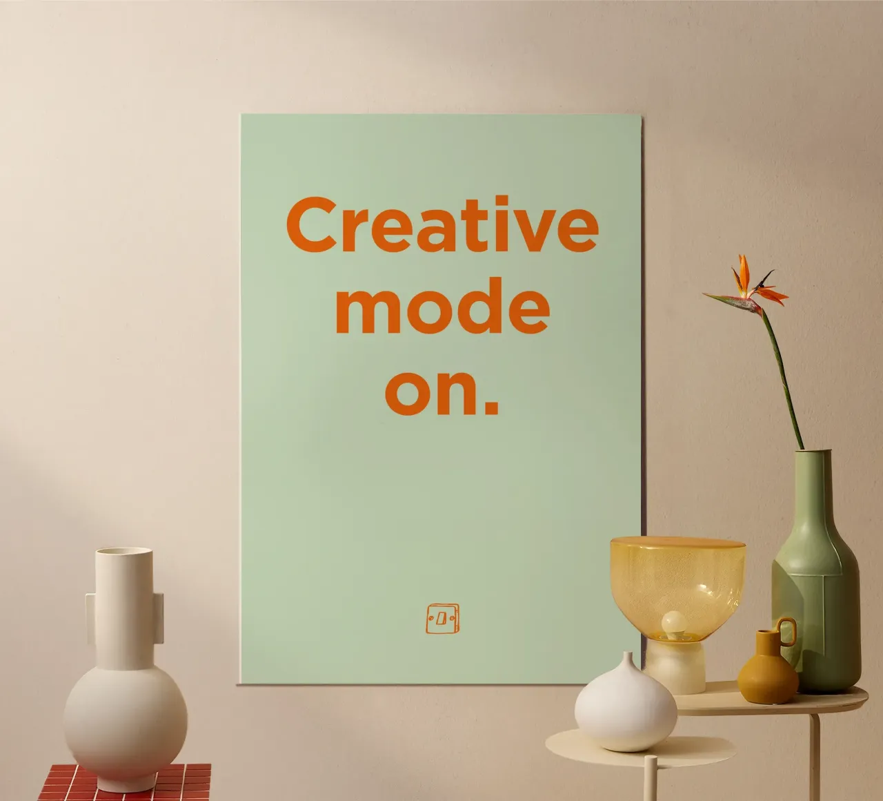 Creative mode on. 02 poster da Art Fart