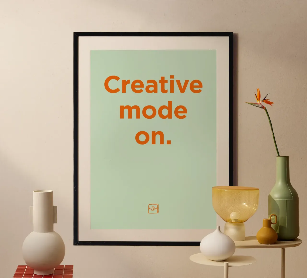 Creative mode on. 02 poster da Art Fart