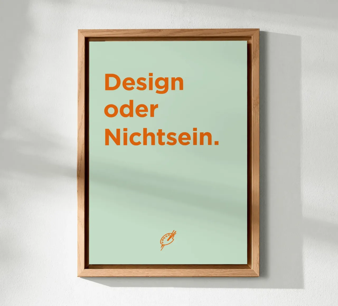 Design oder Nichtsein 02 alu-dibond by Art Fart