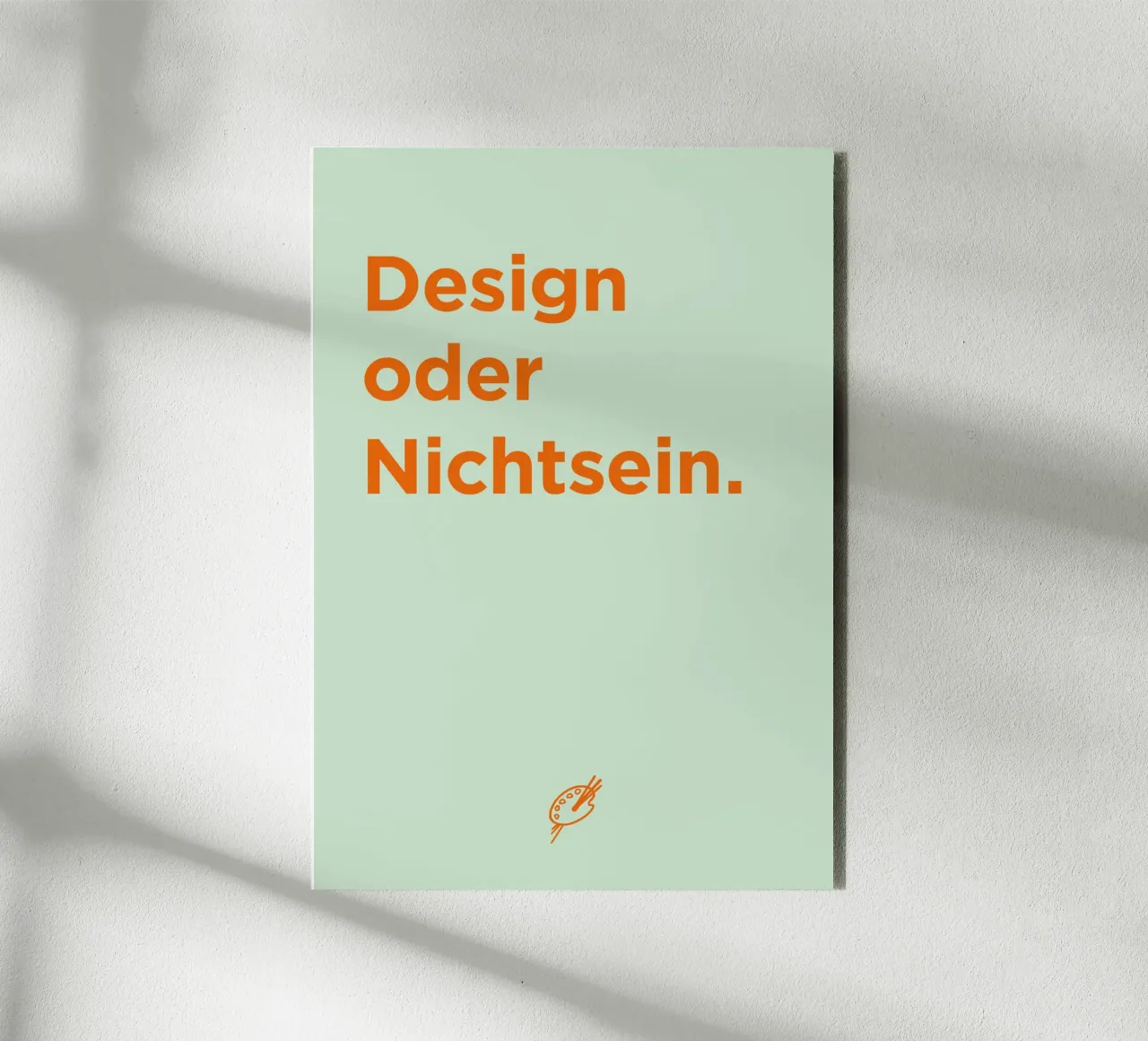 Design oder Nichtsein 02 alu-dibond by Art Fart