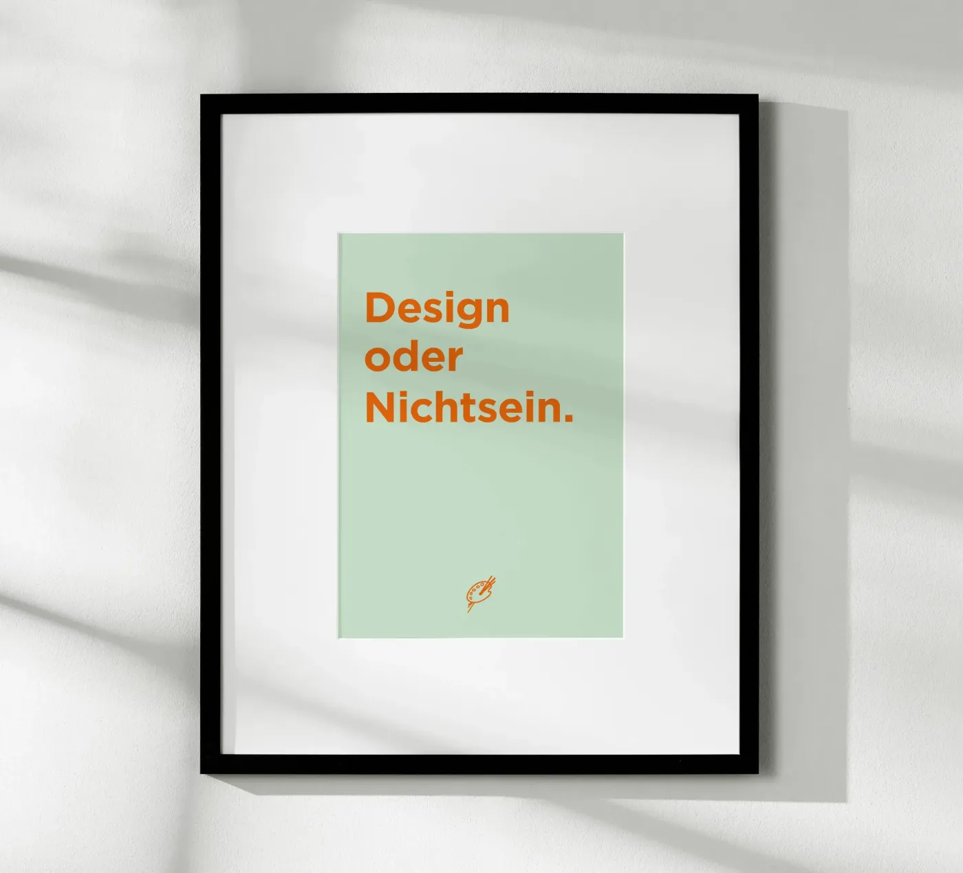 Design oder Nichtsein 02 poster van Art Fart
