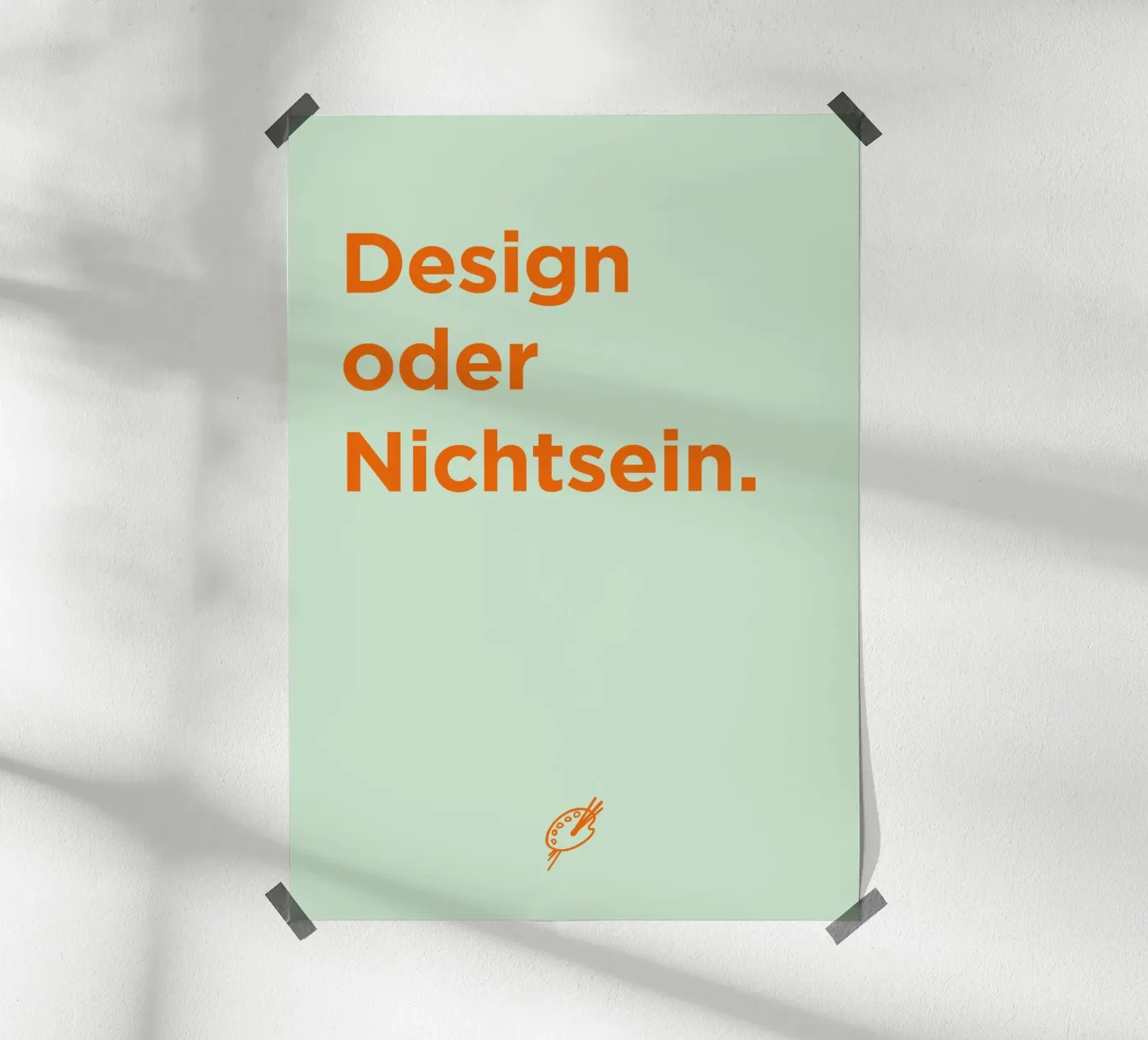 Design oder Nichtsein 02 poster van Art Fart