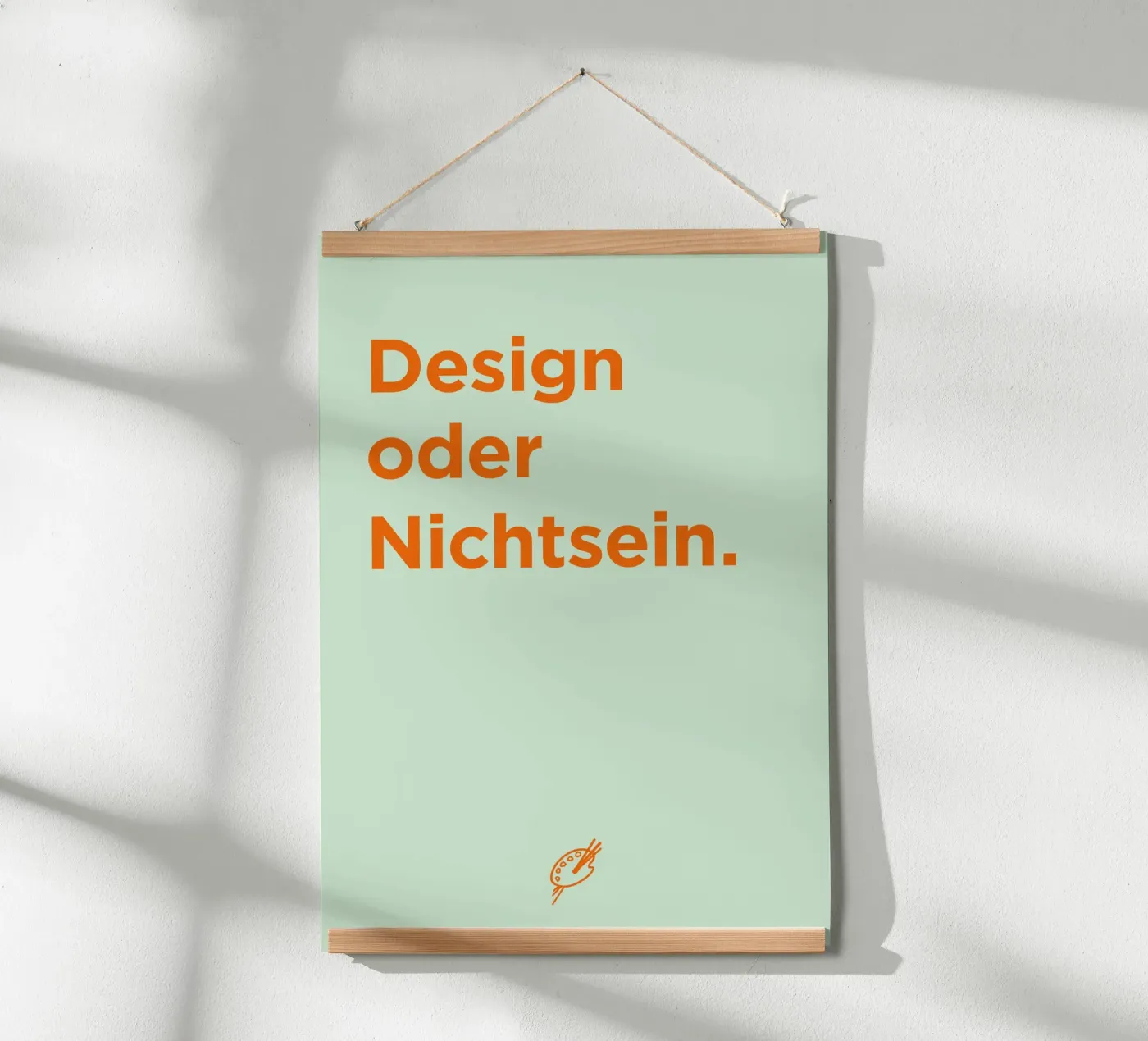 Design oder Nichtsein 02 poster van Art Fart