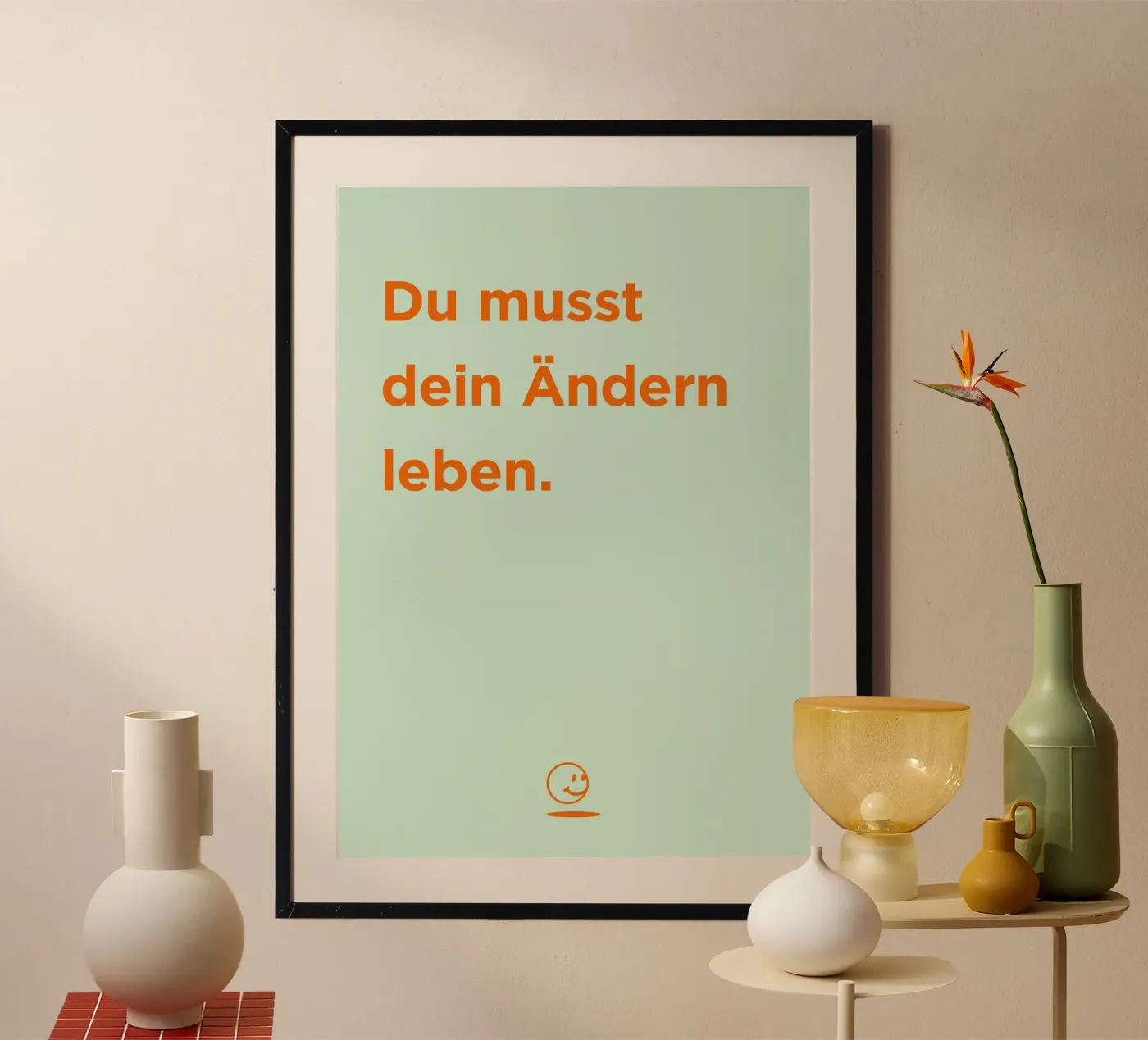 Ändern leben poster da Art Fart