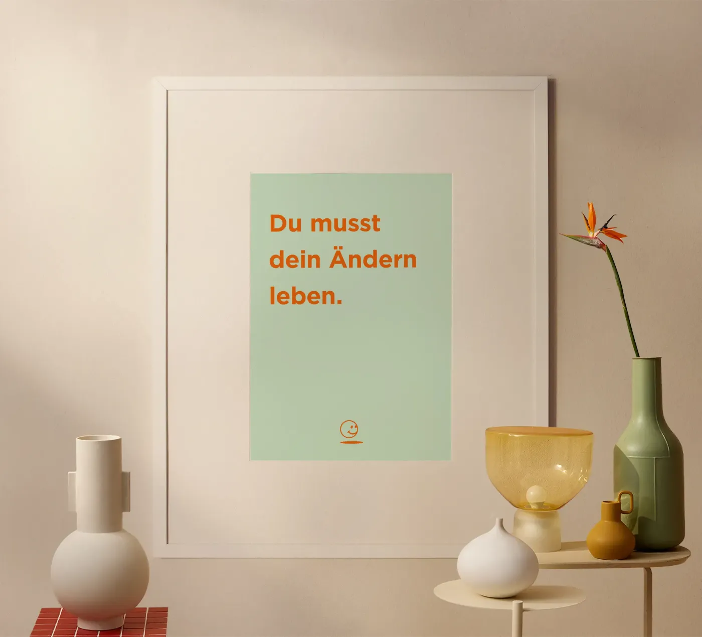Ändern leben poster da Art Fart