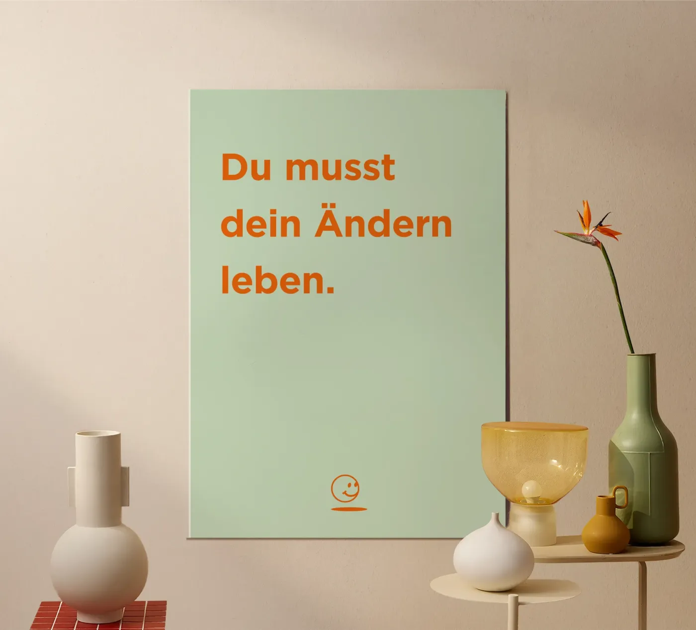 Ändern leben poster da Art Fart