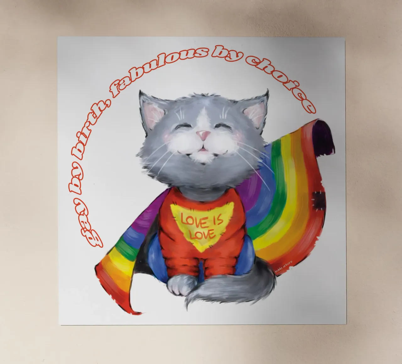 Orgoglio Super Cat pellicola backlit da Bobbi Arbore
