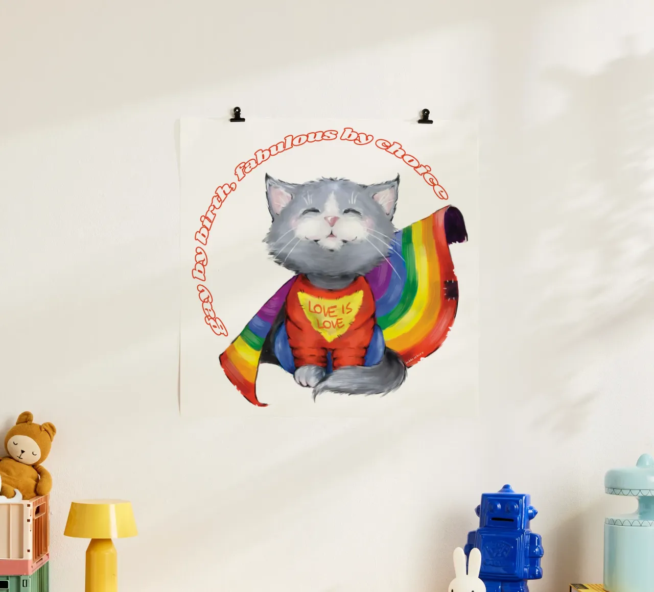 Orgoglio Super Cat poster da Bobbi Arbore