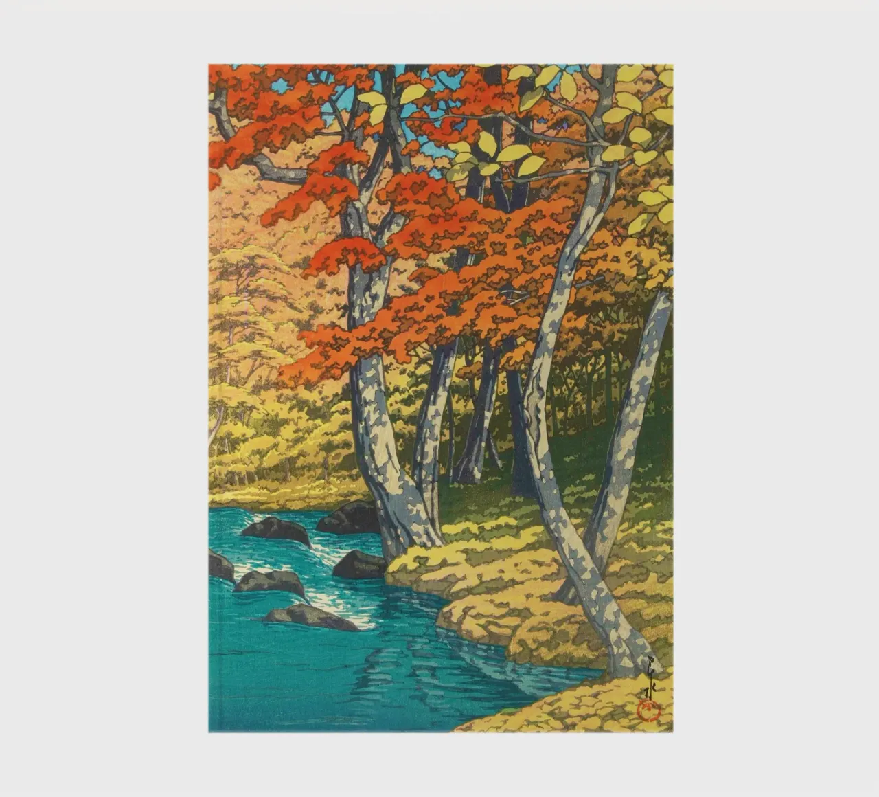 Autunno a Oirase di Hasui Kawase diario da Venus Art