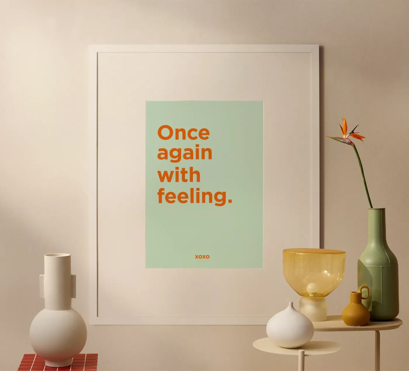 With feeling 02 poster van Art Fart