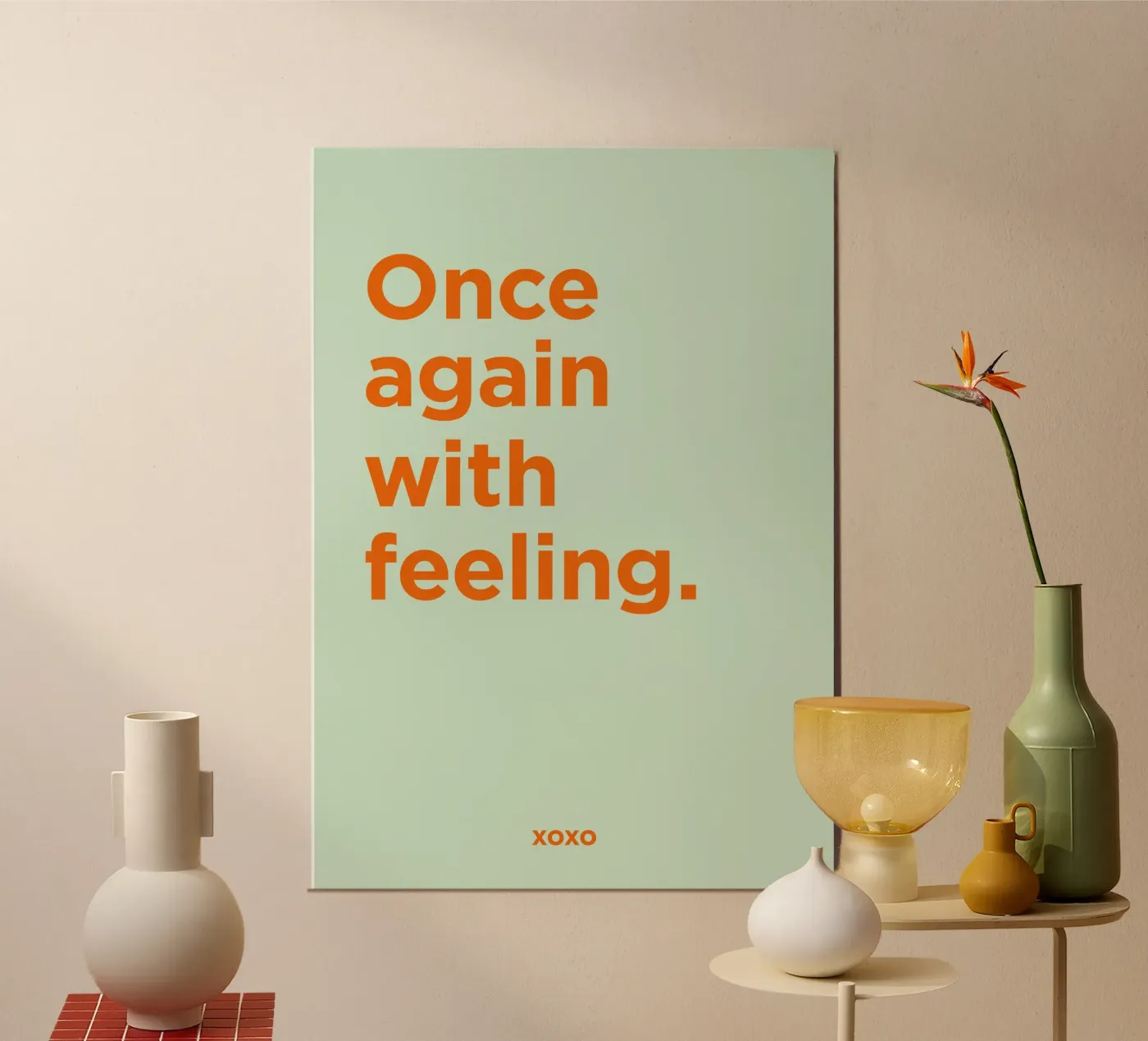 With feeling 02 poster van Art Fart