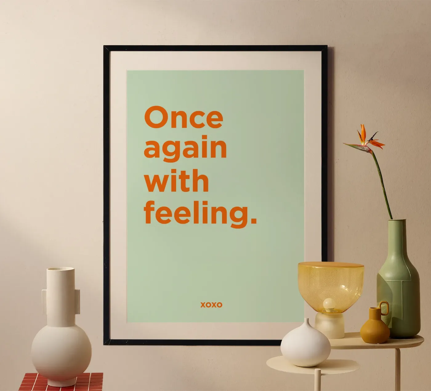 With feeling 02 poster van Art Fart