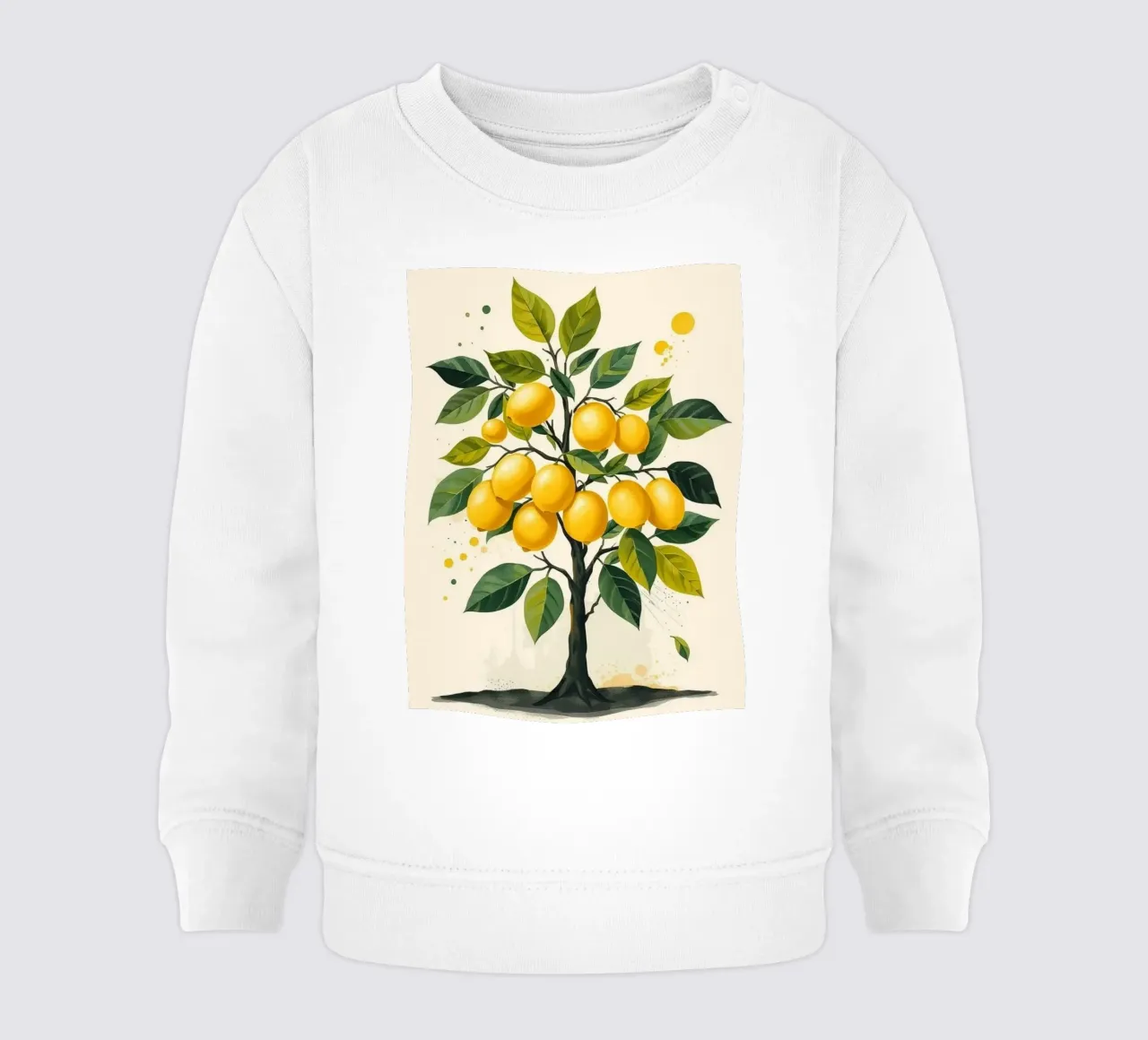 Albero di limone vibrante felpa neonato da Artistic-shop