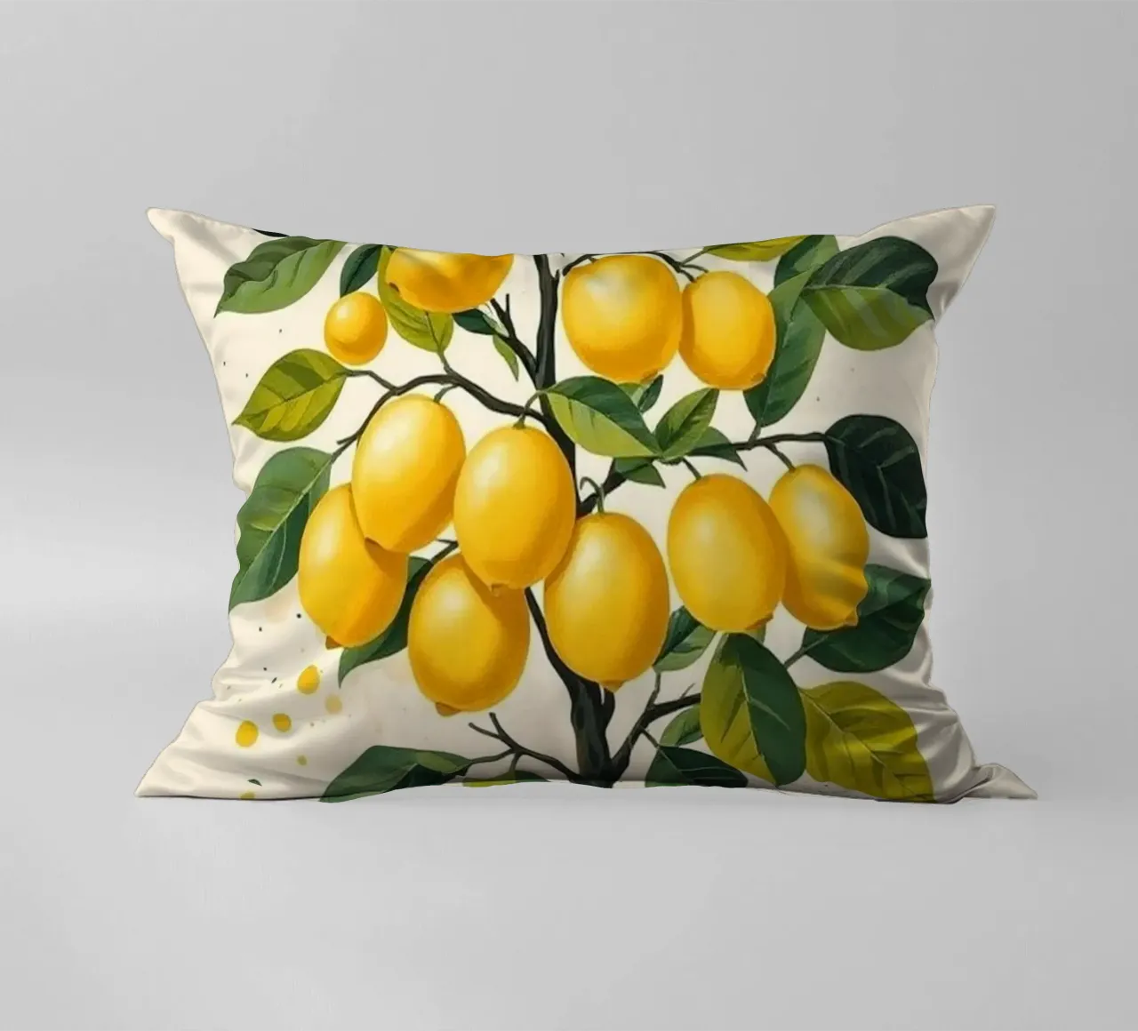Albero di limone vibrante cuscino da Artistic-shop