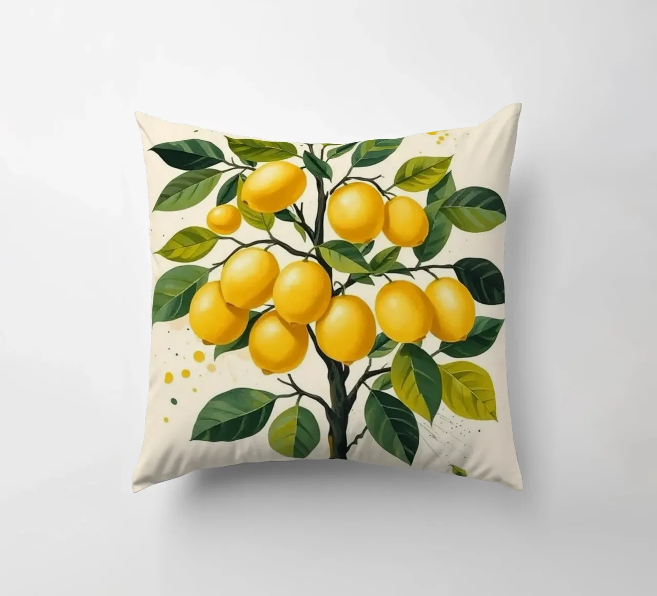 Albero di limone vibrante cuscino da Artistic-shop