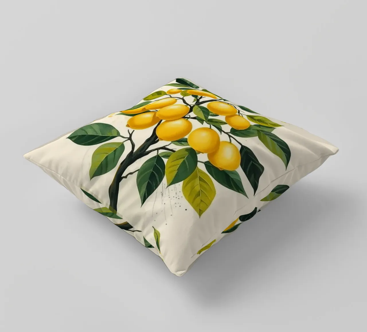 Albero di limone vibrante cuscino da Artistic-shop