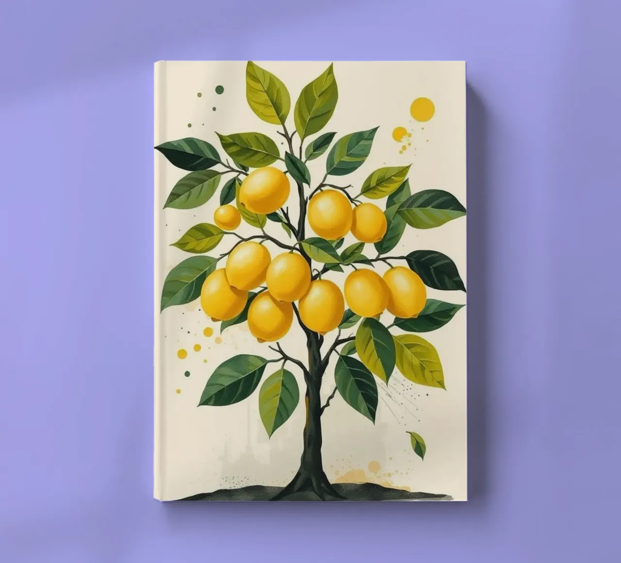 Vibrant Lemon Tree notebook by Artistic-shop
