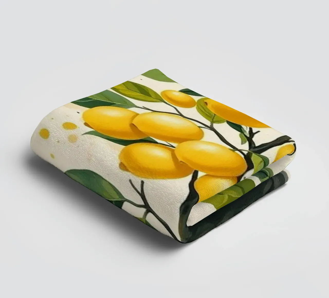 Albero di limone vibrante asciugamano da bagno da Artistic-shop