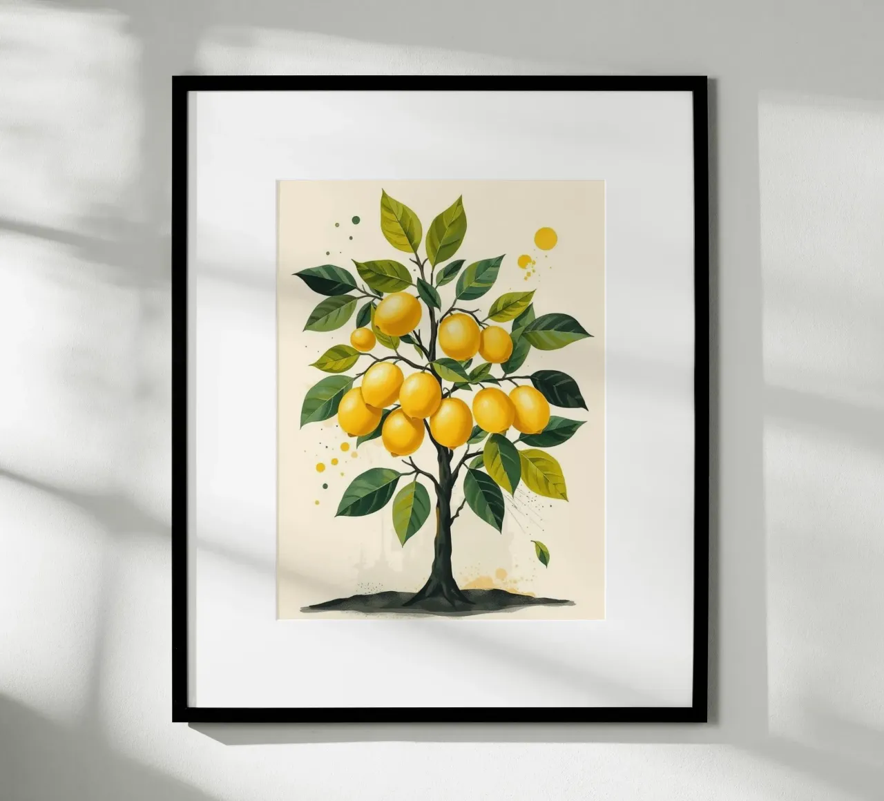 Albero di limone vibrante carta hahnemühle da Artistic-shop