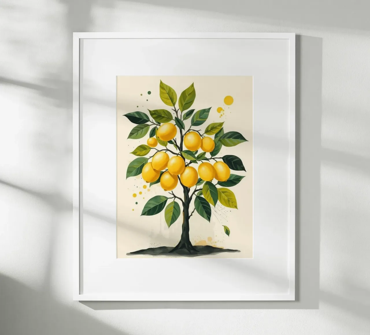 Albero di limone vibrante carta hahnemühle da Artistic-shop