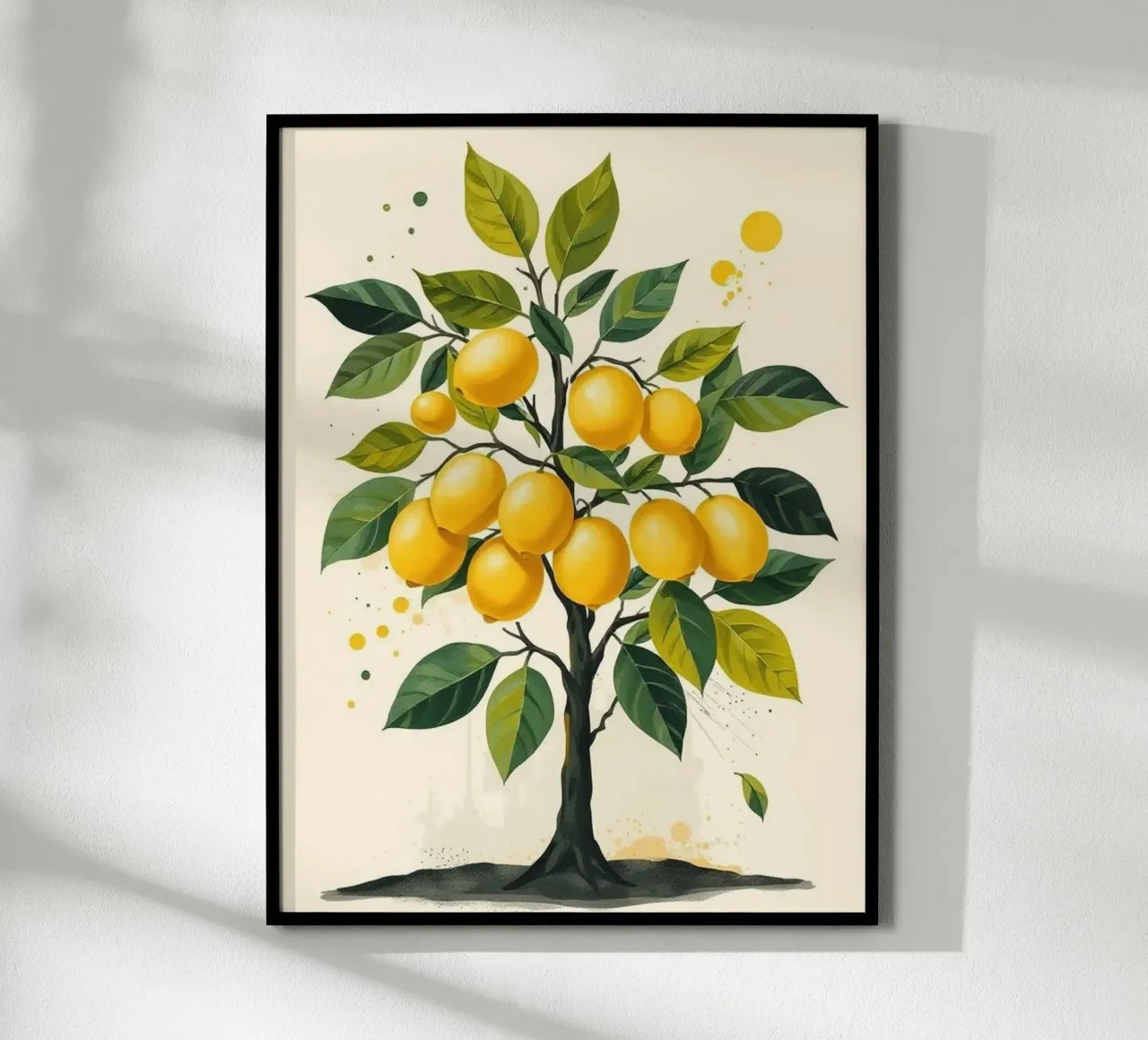 Albero di limone vibrante carta hahnemühle da Artistic-shop