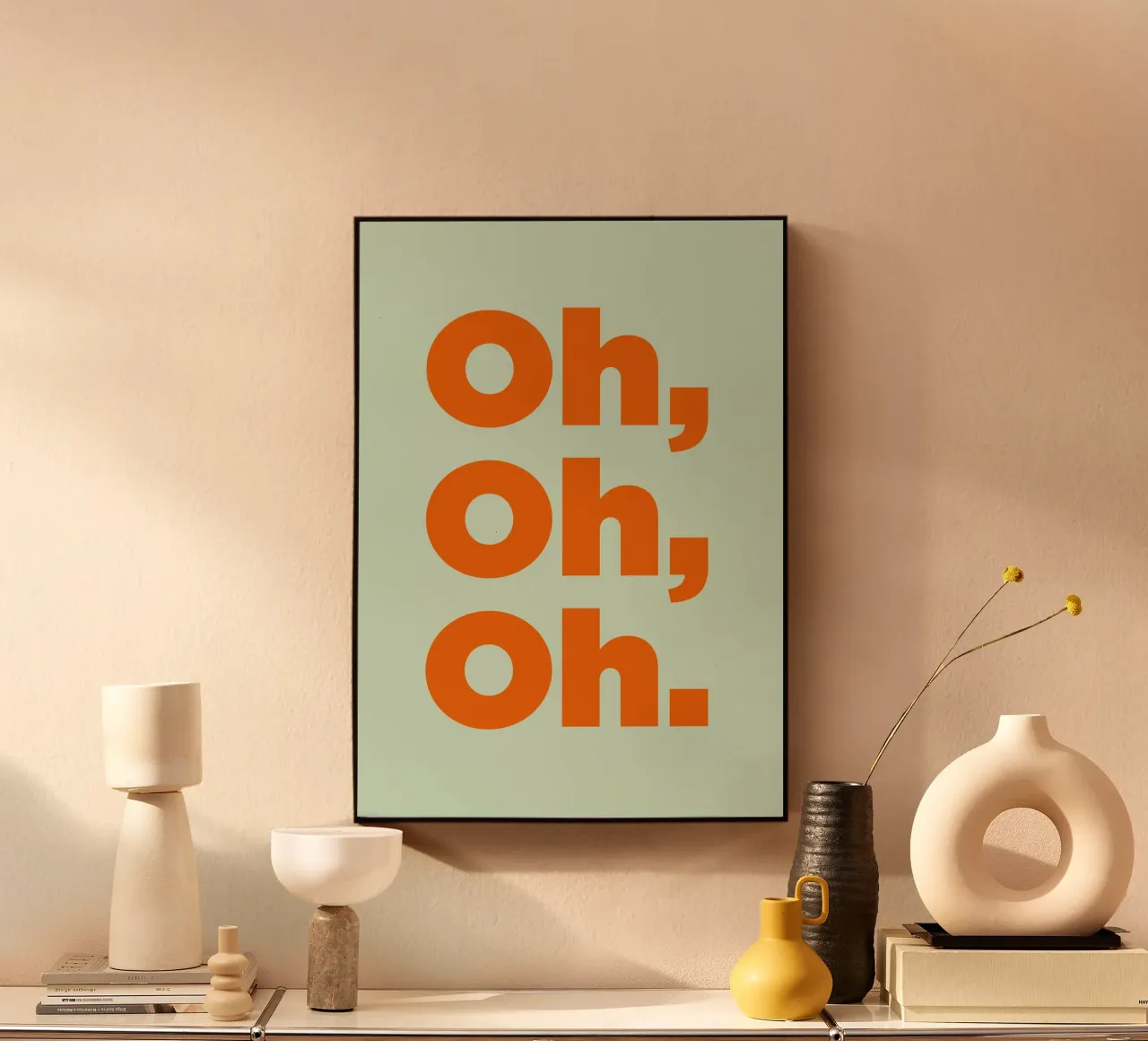 Oh, oh, oh. acryl van Art Fart