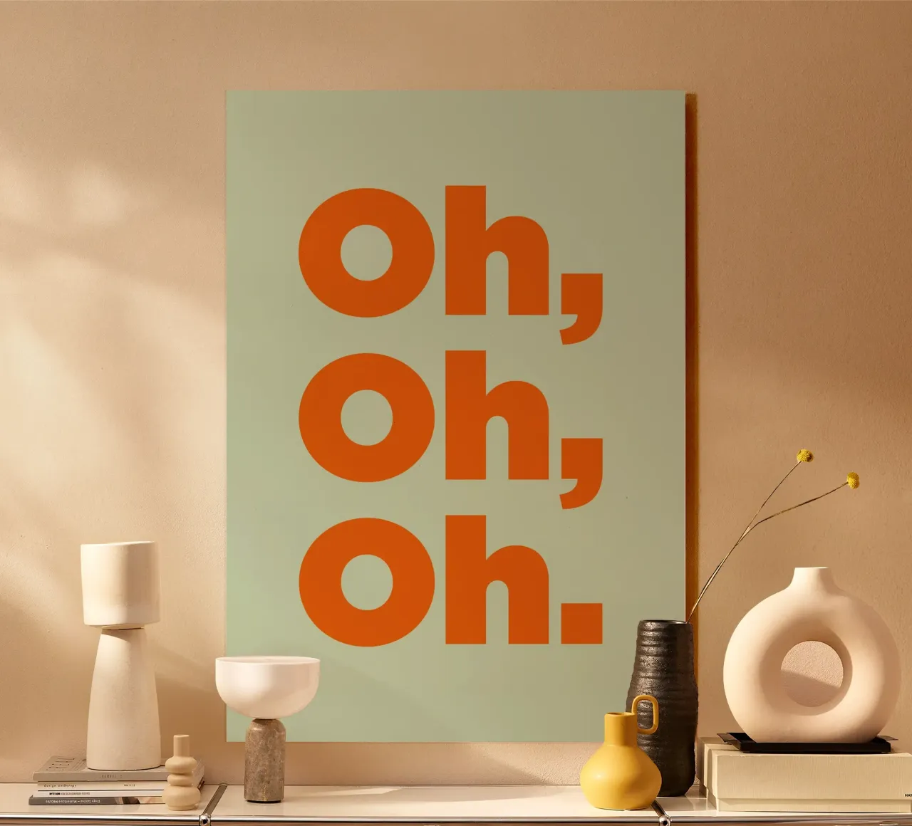 Oh, oh, oh. acryl van Art Fart