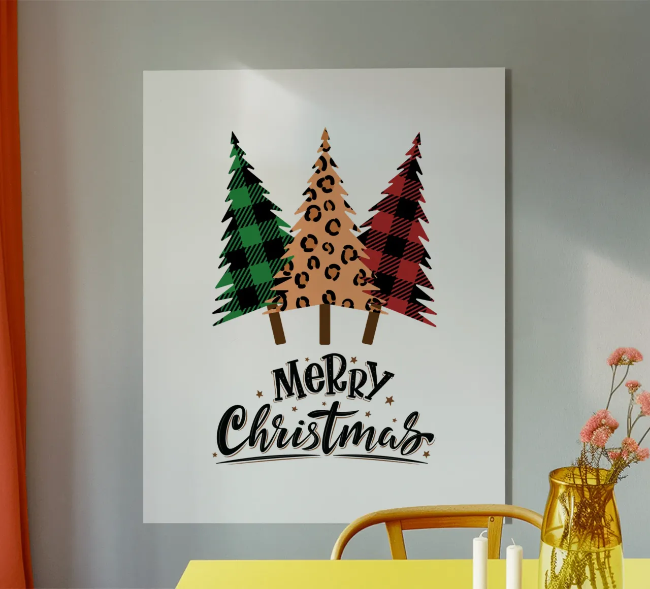 3 árboles de Navidad - Feliz Navidad metacrilato de ArtDesign by KBK