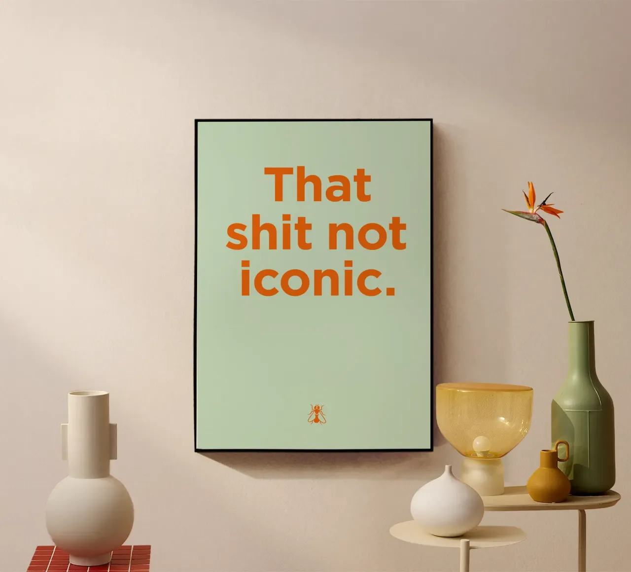 That shit not iconic. 02 plexiglass da Art Fart