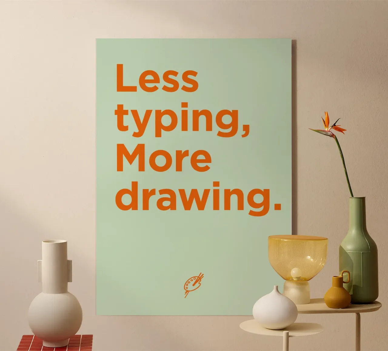 Less typing, more drawing. 02 plexiglass da Art Fart