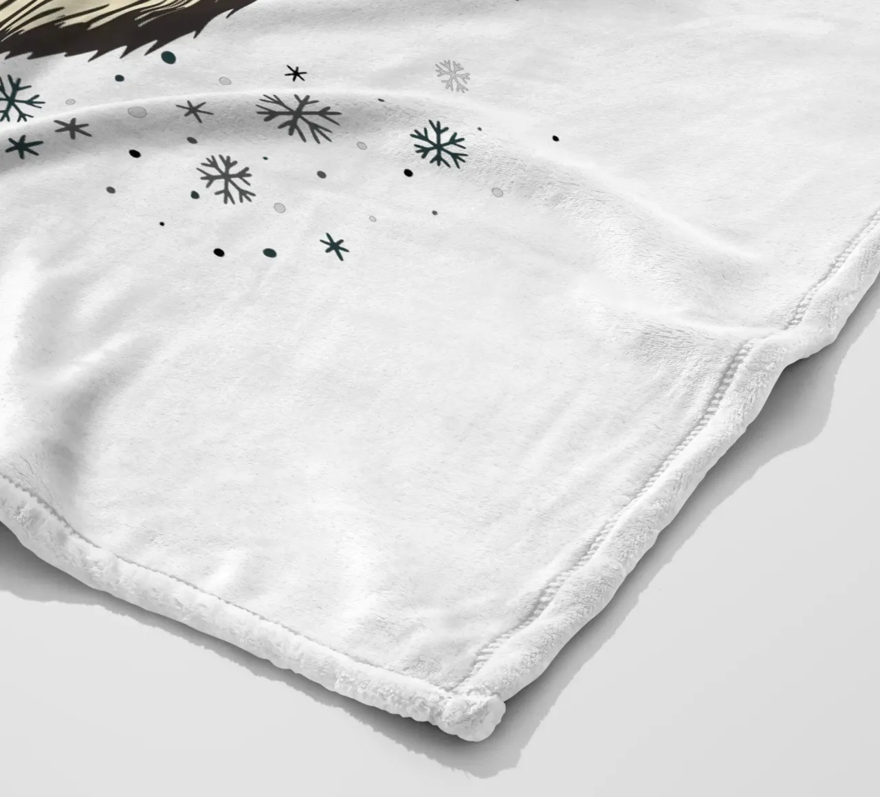 Babbo Natale con occhiali da sole coperta in pile da ArtDesign by KBK