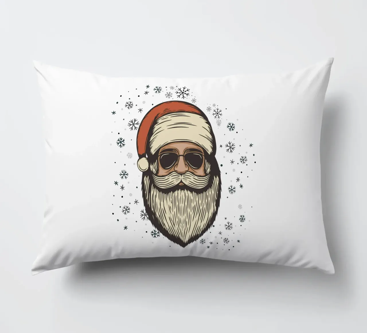 Babbo Natale con occhiali da sole cuscino da ArtDesign by KBK