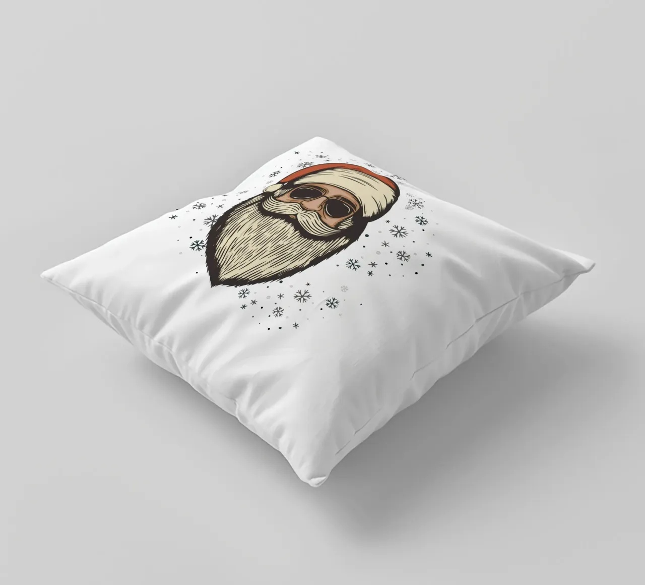 Babbo Natale con occhiali da sole cuscino da ArtDesign by KBK