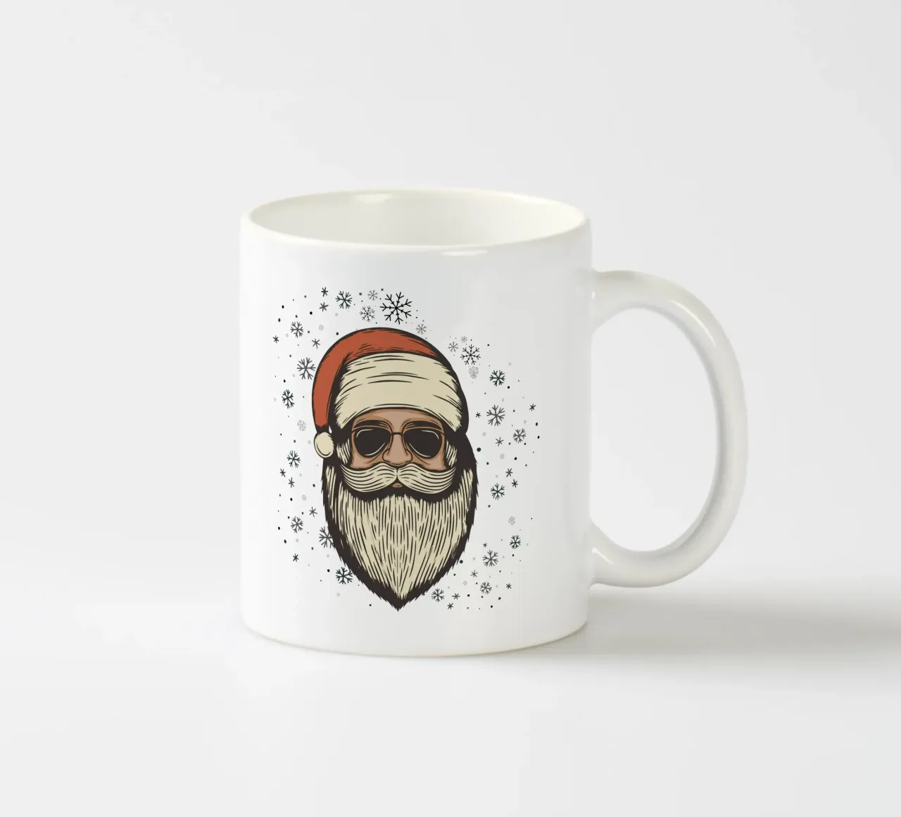 Babbo Natale con occhiali da sole tazza in ceramica da ArtDesign by KBK
