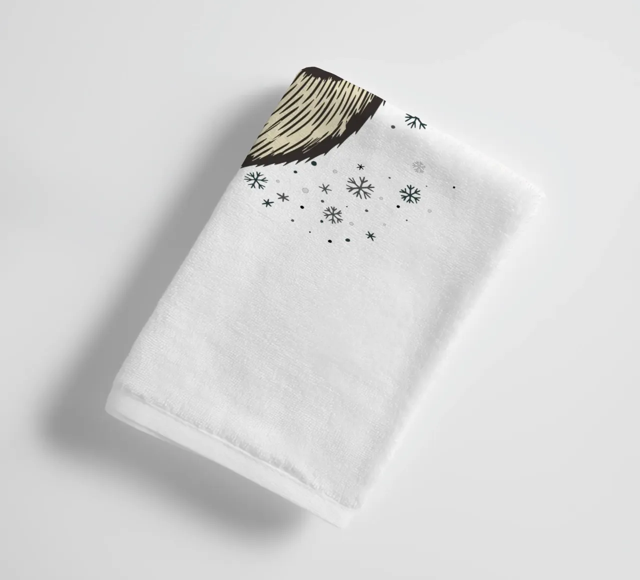 Babbo Natale con occhiali da sole asciugamano da bagno da ArtDesign by KBK