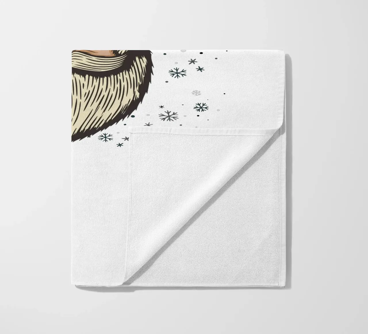 Babbo Natale con occhiali da sole telo mare da ArtDesign by KBK