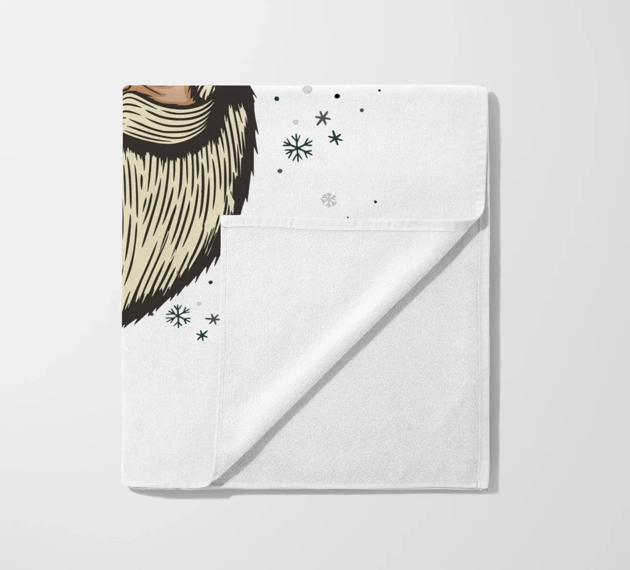 Babbo Natale con occhiali da sole telo mare da ArtDesign by KBK