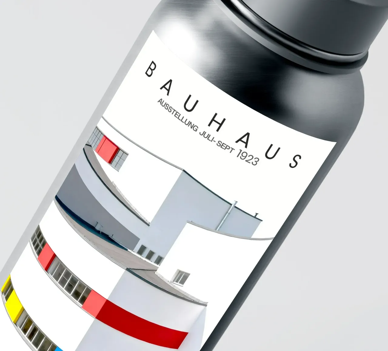 Bauhaus Building Modernist Architecture adesivo da Attaboy Dsgn
