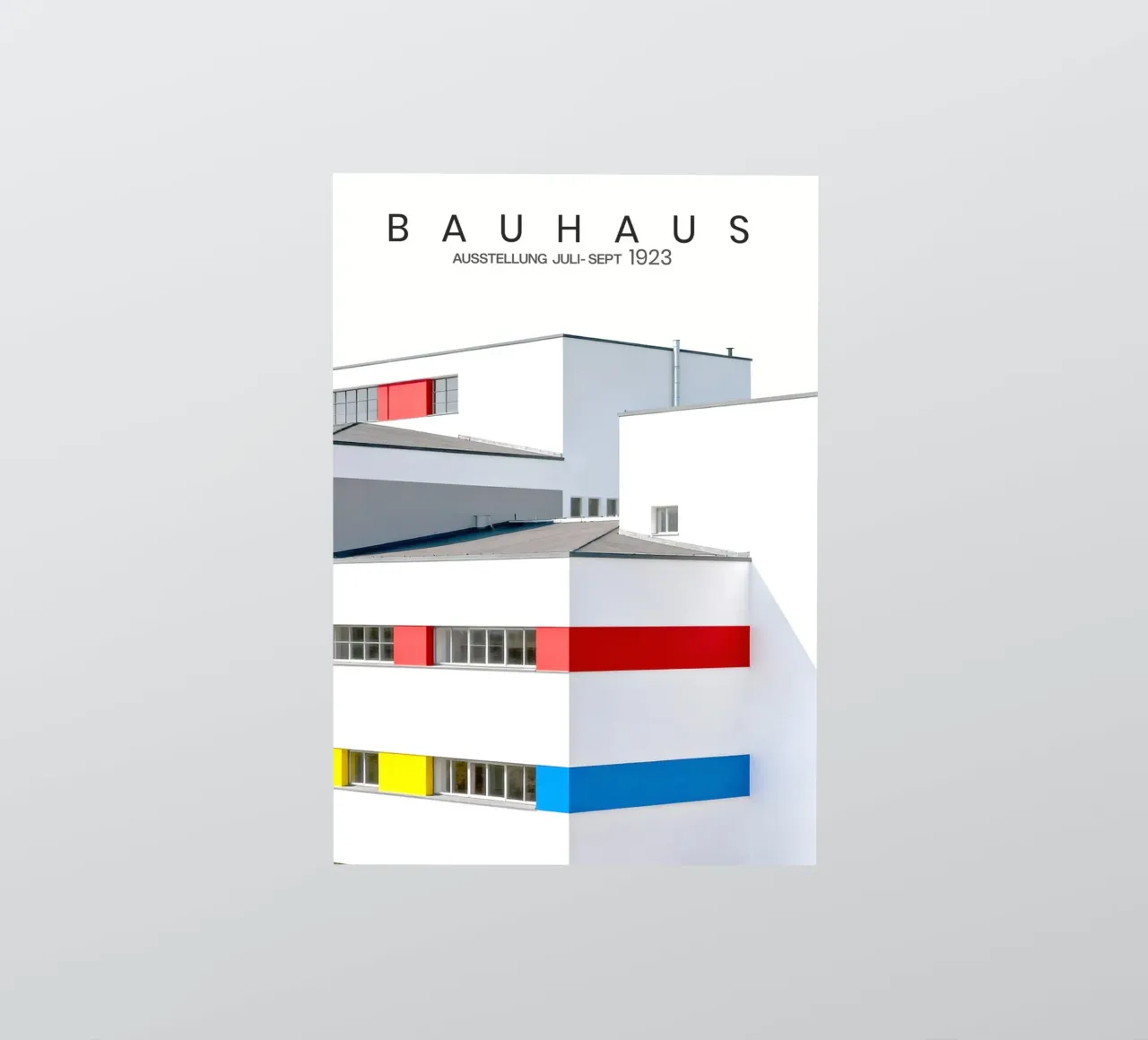 Bauhaus Building Modernist Architecture adesivo da Attaboy Dsgn