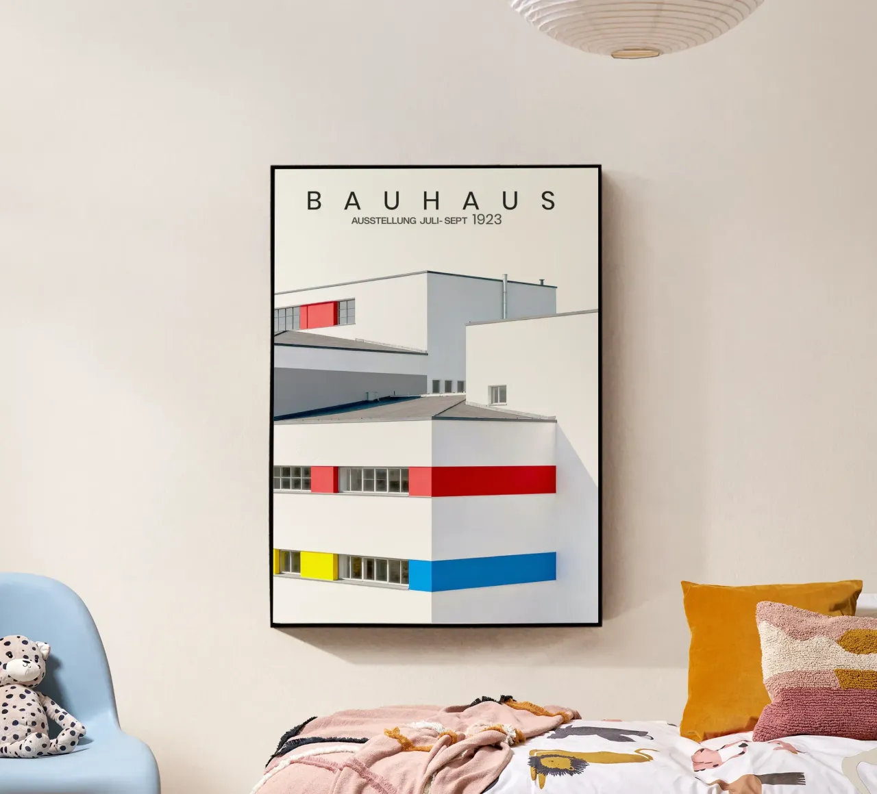 Bauhaus Building Modernist Architecture plexiglass da Attaboy Dsgn
