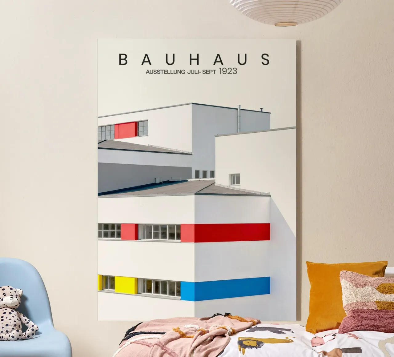 Bauhaus Building Modernist Architecture plexiglass da Attaboy Dsgn