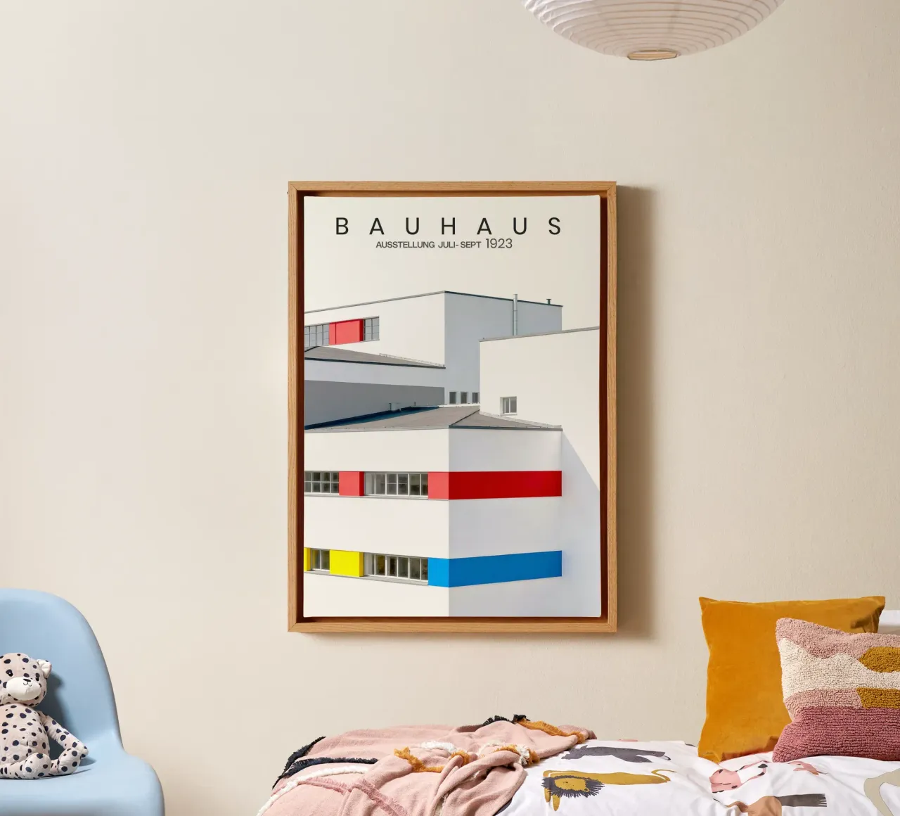 Bauhaus Building Modernist Architecture tela da Attaboy Dsgn