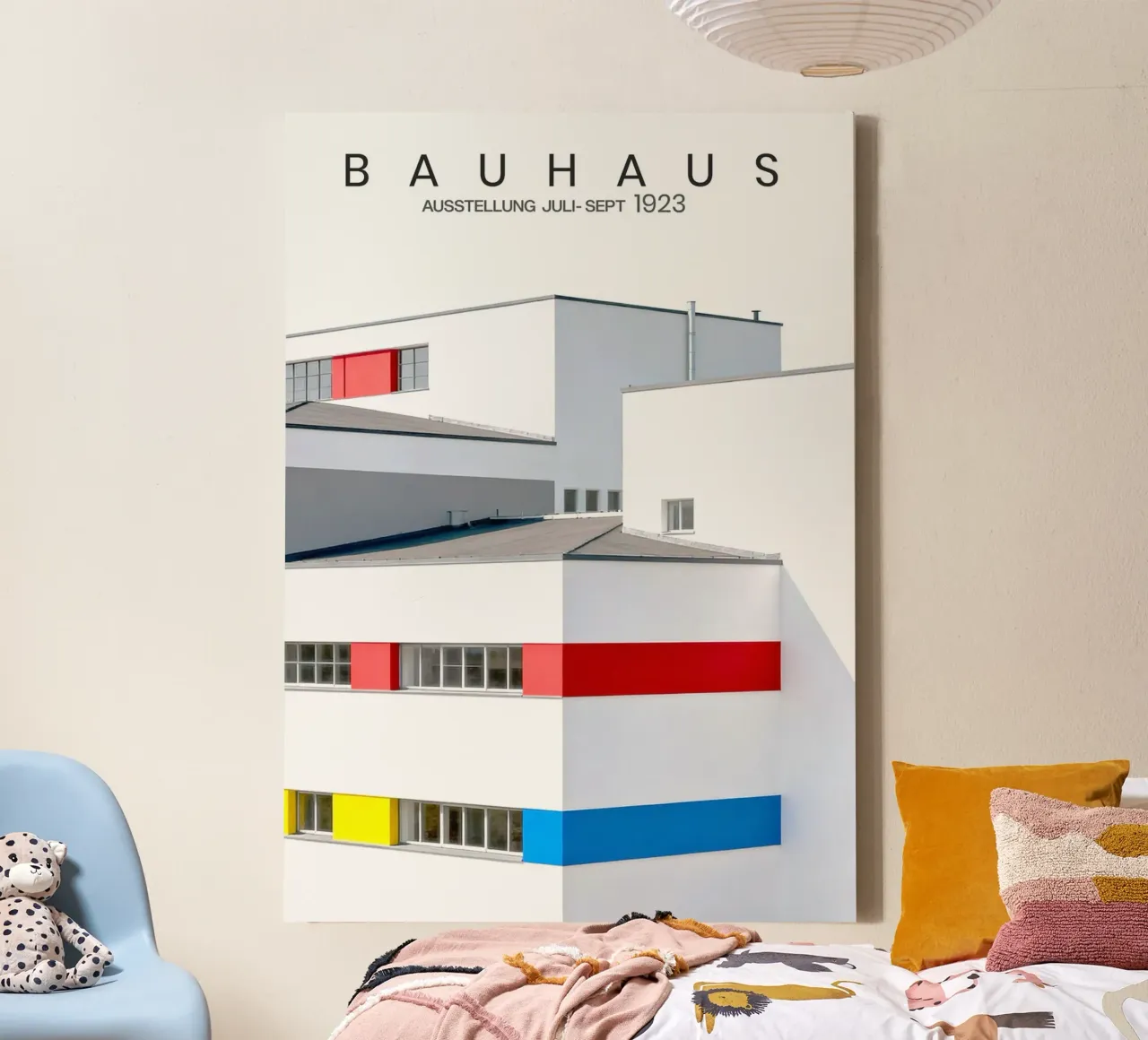 Bauhaus Building Modernist Architecture tela da Attaboy Dsgn
